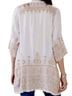 Johnny Was 100% Rayon Floral Ivory Kimono Size S - photo 2