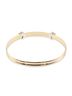 Cartier Gold Toned Silver Toned Cartier 2C Diamond Bracelet - 18K Yellow Gold / White Women's Tone Silver Clear One size - photo 2