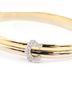 Cartier Gold Toned Silver Toned Cartier 2C Diamond Bracelet - 18K Yellow Gold / White Women's Tone Silver Clear One size - photo 5