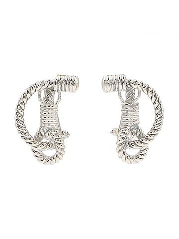 Hermès Hermes Rope Earrings, Sterling Silver 925, Women's Tone (view 1)