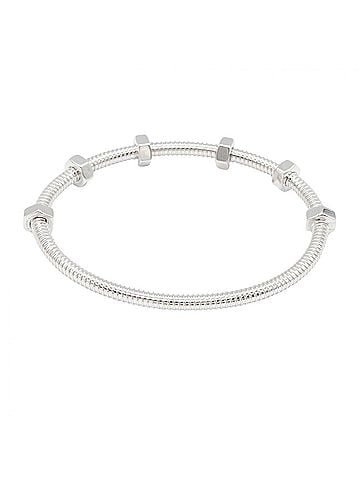 Cartier Cartier Eclou de Bracelet, 18K White Gold (WG), Women's, Silver Tone (view 2)