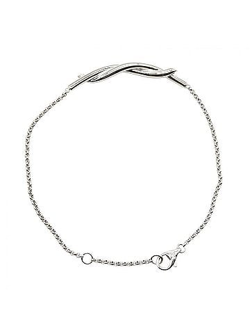 Cartier Cartier Entrelacés Bracelet, 18K White Gold (WG), Women's, Silver Tone (view 2)