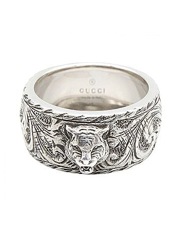 Gucci Gucci Cat Head Ring, Sterling Silver 925, Tone, Men's/Women's, Item Number 433571 (view 2)