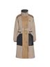 Coach Tan Black Trenchcoat Size 10 - photo 1