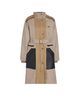 Coach Tan Black Trenchcoat Size 10 - photo 2