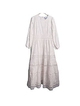 maxi dress with lace back Lady Black Tie - Bette Lace Back Draped Maxi Dress main image 1