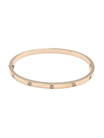 Cartier Cartier Love Bracelet SM 10PD Accessory 18KPG (Pink Gold) Diamond Women's Gold Tone Clear B6079617 (view 2)