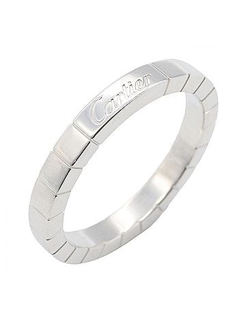 Cartier Cartier Lanieres Ring, 18K White Gold (18KWG), Men's/Women's, Silver Tone (view 1)