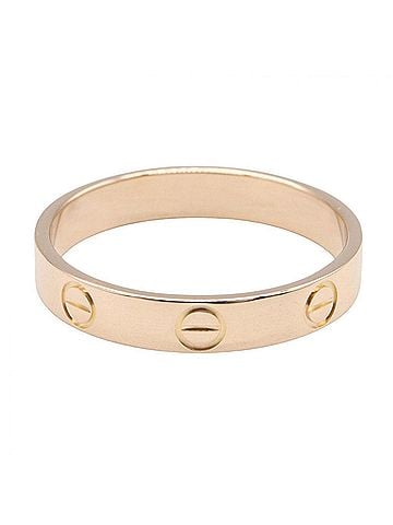 Cartier Cartier Mini Love Ring, 18K Pink Gold (PG), Men's/Women's, Tone (view 2)
