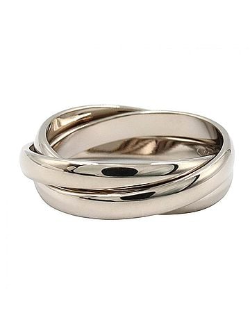 Cartier Cartier Trinity Ring, 18K White Gold (18KWG), Silver Tone, B4039751 (view 1)