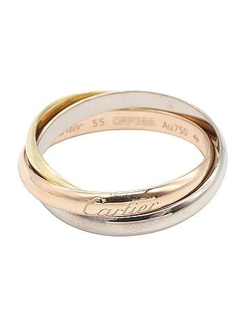 Cartier Cartier Trinity Ring - Ring/Finger Jewelry 18K (Yellow Gold), 18KWG (White 18KPG (Pink Gold) Women's Gold Tone, Silver Tone B4234200 (view 1)