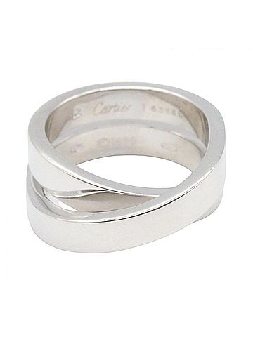 Cartier Cartier Paris Ring, 18K White Gold (WG), Women's, Silver Tone (view 2)