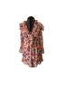 Aqua 100% Polyester Floral Pink Romper Size M - photo 2