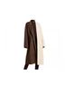 Ronny Kobo Brown White Coat Size S - photo 4