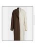 Ronny Kobo Brown White Coat Size S - photo 10