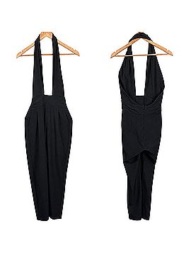 Milly Milly Gabardine Halter Jumpsuit (view 2)