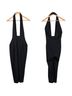 Milly 90% Polyester 10% Elastane 100% Polyester Solid Black Jumpsuit Size 2 - photo 2