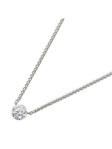 Tiffany & Co. Tiffany & Co. Titan Setting by Forel William Necklace, Platinum 950, Diamond, Women's, Silver/Clear Tone (view 1)