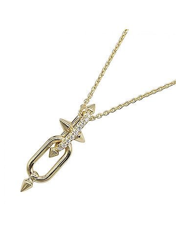 Tiffany & Co. Tiffany & Co. Titan Diamond Necklace, 18K (Yellow Gold), Diamond, Women's, Gold Tone, Clear Tone (view 1)