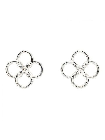 Tiffany & Co. Tiffany & Co. Quadrofolio Earrings, Sterling Silver 925, Women's Tone (view 1)