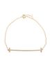 Tiffany & Co. 100% 18k Pink Gold Gold Toned Tiffany & Co. T Smile Diamond Bracelet, Medium Size, 18K Pink Gold (PG), Diamond, Women's, Tone, Clear Tone One size - photo 1