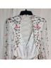 Mac Duggal Floral White Pink Cocktail Dress Size 14 - photo 5