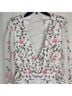 Mac Duggal Floral White Pink Cocktail Dress Size 14 - photo 9