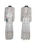 Mac Duggal Floral White Pink Cocktail Dress Size 14 - photo 1