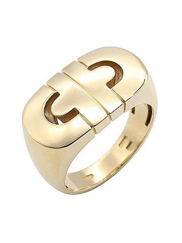 Bvlgari Bulgari BVLGARI Parentesi Ring, Jewelry, 18K (Yellow Gold), Women's, Gold Tone (view 1)