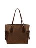 Michael Kors 100% Coated Canvas Print Tan Brown Tote One size - photo 1