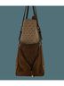 Michael Kors 100% Coated Canvas Print Tan Brown Tote One size - photo 3