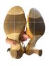 Anyi Lu 100% Leather Brown Tan Heels Size EU 39 1/2 - photo 6