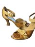 Anyi Lu 100% Leather Brown Tan Heels Size EU 39 1/2 - photo 4