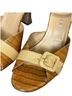 Anyi Lu 100% Leather Brown Tan Heels Size EU 39 1/2 - photo 2