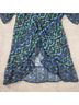 Miraclesuit 100% Polyester Print Green Blue Swimsuit Cover Up Size M - photo 5