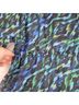 Miraclesuit 100% Polyester Print Green Blue Swimsuit Cover Up Size M - photo 11
