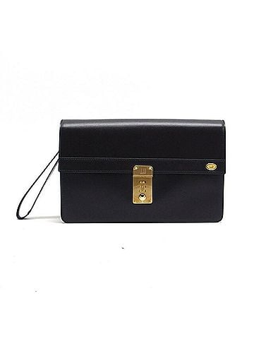 Dunhill Dunhill Oxford Clutch Bag, Dial Lock, Black (view 2)