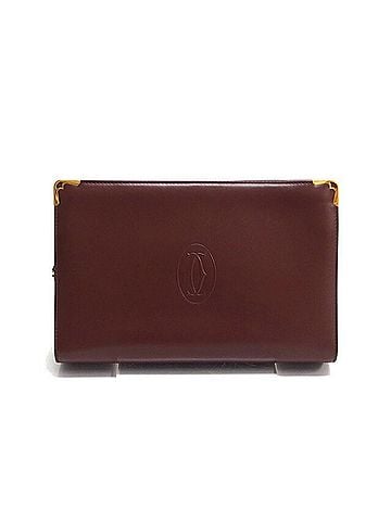 Cartier Cartier Must Line Clutch Bag, Second Bordeaux (Deep Red) (view 2)