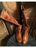 BED|STU 100% Leather Brown Boots Size 9 1/2 - photo 4