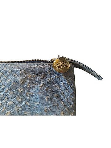 Clare V. Snake Embossed Fold Over Clutch Clutch (view 1)