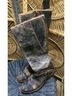 BED|STU 100% Leather Black Brown Boots Size 9 - photo 5