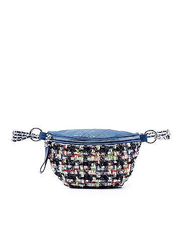 Chanel Tweed and Stitched Calfskin Convertible Waist Bag (view 1)