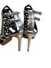 Brian Atwood Silver Heels Size 6 1/2 - photo 2