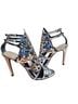 Brian Atwood Silver Heels Size 6 1/2 - photo 1
