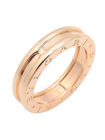 Bvlgari Bulgari BVLGARI B-zero1 Ring, 1-band ring, jewelry, 18KPG (pink gold), men's and women's, gold tone. (view 1)