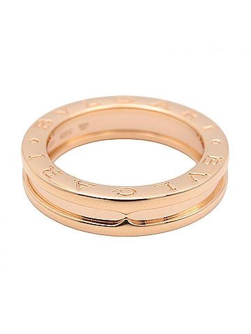 Bvlgari Bulgari BVLGARI B-zero1 Ring, 1-band ring, jewelry, 18KPG (pink gold), men's and women's, gold tone. (view 2)