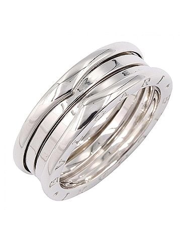 Bvlgari Bvlgari Bulgari B-zero1 Ring, 3-band ring, 18K White Gold (18KWG), Silver-tone, for men and women, 346583 (view 1)