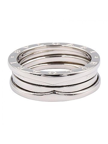 Bvlgari Bvlgari Bulgari B-zero1 Ring, 3-band ring, 18K White Gold (18KWG), Silver-tone, for men and women, 346583 (view 2)