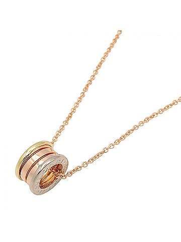 Bvlgari BVLGARI B-zero1 Necklace - Jewelry Available in 18K (Yellow Gold), 18KWG (White and 18KPG (Pink Gold). Suitable for men women. Gold silver tones available. (view 1)
