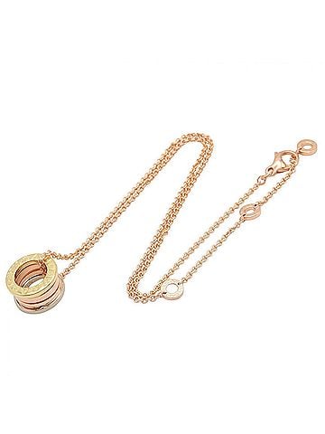 Bvlgari BVLGARI B-zero1 Necklace - Jewelry Available in 18K (Yellow Gold), 18KWG (White and 18KPG (Pink Gold). Suitable for men women. Gold silver tones available. (view 2)
